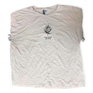 H&M Cream Graphic Tee